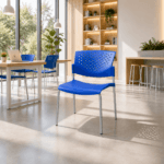 🎬 Silla Movie Fija Azul – Diseño Moderno y Resistente