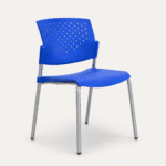 🪑 Silla Butterfly Fija Azul – Comodidad y Estilo para Espacios Corporativos