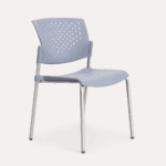 🪑 Silla Butterfly Fija Gris – Comodidad y Estilo para Espacios Corporativos
