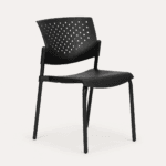 🪑 Silla Butterfly Fija Negra – Comodidad y Estilo para Espacios Corporativos