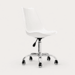 Silla Ema Tulip Giratoria Blanca – Diseño moderno y confort ejecutivo
