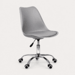 Silla Ema Tulip Gris Giratoria: Elegancia, confort y rendimiento