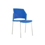 🪑 Silla Zyle Fija Azul – Versatilidad, Color y Resistencia