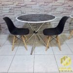 JUEGO DE COMEDOR AURORA NEGRA II - Imagen 2