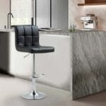 🪑 Silla de Bar Nill Negra – Moderna y Ajustable - Imagen 2