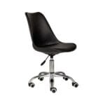 🪑 Silla Ema Tulip Giratoria Negra: Estilo, Confort y Funcionalidad para Oficinas Modernas - Imagen 3