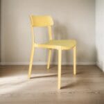 🪑 Silla Turkia Decorativa Amarilla – Diseño práctico y resistente - Imagen 2