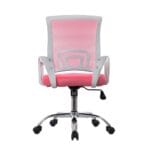 Silla Atlantis Ejecutiva cromada Rosa - Estilo Moderno - Imagen 2