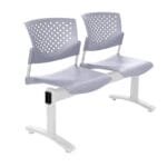 🪑 Silla de Espera Butterfly 2 asientos Gris – Diseño Moderno y Espacios Eficientes - Imagen 3