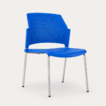 🪑 Silla Zyle Fija Azul – Versatilidad, Color y Resistencia