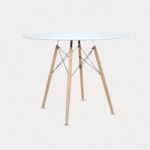 Mesa Eames Blanca 80 cm — Diseño y Funcionalidad