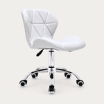 🦋 Silla Mariposa Giratoria Blanca – Compacta y Cómoda