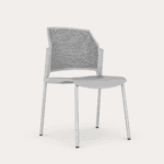 🪑 Silla Zyle Fija Gris – Versatilidad, Color y Resistencia