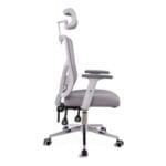 🪑 Silla Fone Ultra Gris Presidencial Aluminio – Elegancia y Ergonomía Ejecutiva - Imagen 3