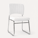 🪑 Silla ISO PU Fija Trineo Blanca – Comodidad y Elegancia en Ambientes Profesionales