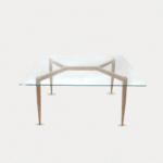 Mesa Luigui Square Vidrio 120×80 cm — Estilo y Resistencia
