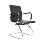 🪑 Silla Boss Trineo Interlocutora Negro – Elegancia y comodidad para tus espacios - Imagen 2