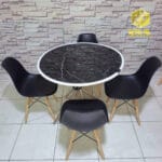 JUEGO DE COMEDOR AURORA NEGRO IV - GrupoKava