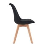 Silla Ghost Decorativa Negra – Elegancia y Comodidad - Imagen 4