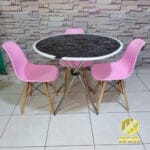 JUEGO DE COMEDOR AURORA ROSA III - GrupoKava