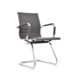 🪑 Silla Boss Trineo Interlocutora Gris – Elegancia y comodidad para tus espacios - Imagen 4