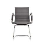 🪑 Silla Boss Trineo Interlocutora Gris – Elegancia y comodidad para tus espacios - Imagen 2