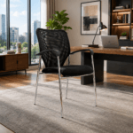 🪑 Silla Penélope Fija – Ventilación y Estilo para Ambientes Profesionales