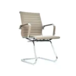 🪑 Silla Boss Trineo Interlocutora Beige – Elegancia y comodidad para tus espacios - Imagen 6