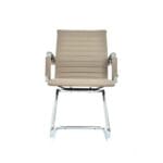 🪑 Silla Boss Trineo Interlocutora Beige – Elegancia y comodidad para tus espacios - Imagen 2