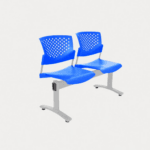 Silla de Espera Butterfly 2 asientos Azul – Diseño Moderno y Espacios Eficientes