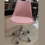 SILLA EMA TULIP ROSA GIRATORIA - GrupoKava - Imagen 3