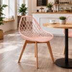 silla turia decorativa rosa salmon