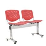 Silla de Espera Prisma de 2 Asientos Naranja – Funcionalidad