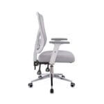 🪑 Silla Fone Ultra Gerencial Gris Aluminio – Ergonomía y Estilo Ejecutivo - Imagen 3