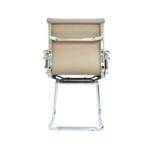🪑 Silla Boss Trineo Interlocutora Beige – Elegancia y comodidad para tus espacios - Imagen 5