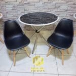 JUEGO DE COMEDOR AURORA NEGRA II
