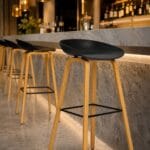 silla de bar misuri negra