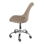 🪑 Silla Ema Tulip Giratoria Beige: Estilo, Confort y Funcionalidad para Oficinas Modernas - Imagen 5