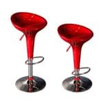 🍸 Silla de Bar Pop Roja – Diseño Moderno y Funcional - Imagen 6