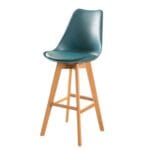 Silla Ema Tapiz Bar Verde Jade – Elegancia y confort para barras y cocinas - Imagen 2