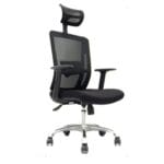 Silla Delphi Presidencial Cromada – Ergonomía avanzada y diseño ejecutivo