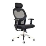 Silla Noruega Presidencial  Aluminio – Confort y Funcionalidad Ejecutiva