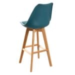 Silla Ema Tapiz Bar Verde Jade – Elegancia y confort para barras y cocinas - Imagen 4