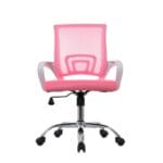 Silla Atlantis Ejecutiva cromada Rosa - Estilo Moderno - Imagen 4
