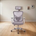 🪑 Silla Fone Ultra Gris Presidencial Aluminio – Elegancia y Ergonomía Ejecutiva - Imagen 2