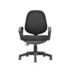 Silla Rudy Ejecutiva Negra con Brazos – Confort y Funcionalidad en tu Oficina