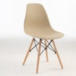 Silla Eames Nordica Beige Decorativa Moderna