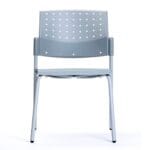 🎬 Silla Movie Fija Gris – Diseño Moderno y Resistente - Imagen 3