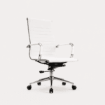 Silla Boss Presidencial Blanco – Elegancia y comodidad ejecutiva