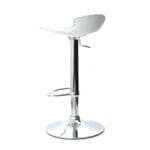 Silla de Bar Air Giratoria Blanca – Diseño Moderno y Ajuste Personalizado - Imagen 4